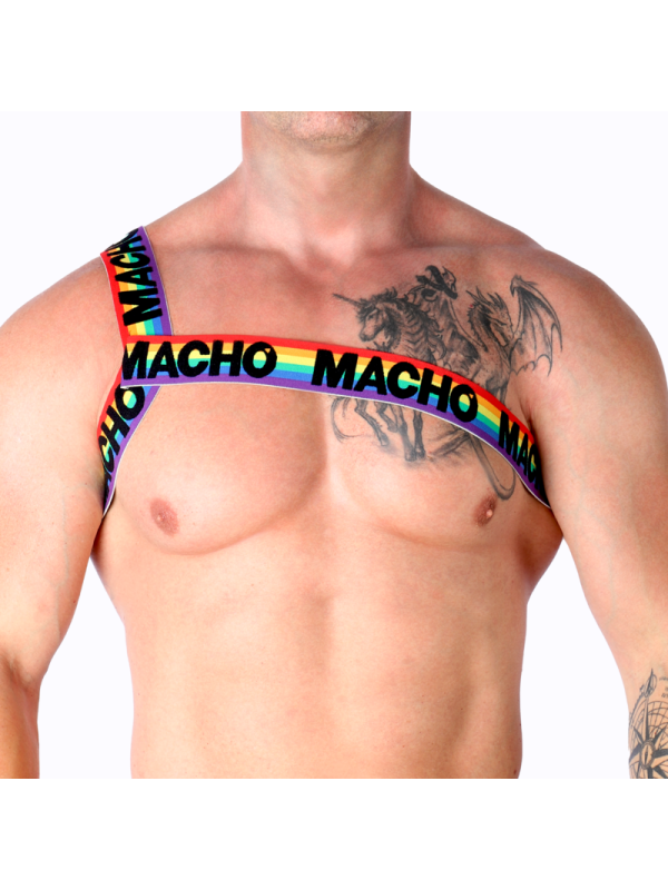 macho - harnais romain pride s/m
