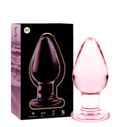 série nebula par ibiza - modèle 3 plug en verre rose 11 cm -ou- 5 cm