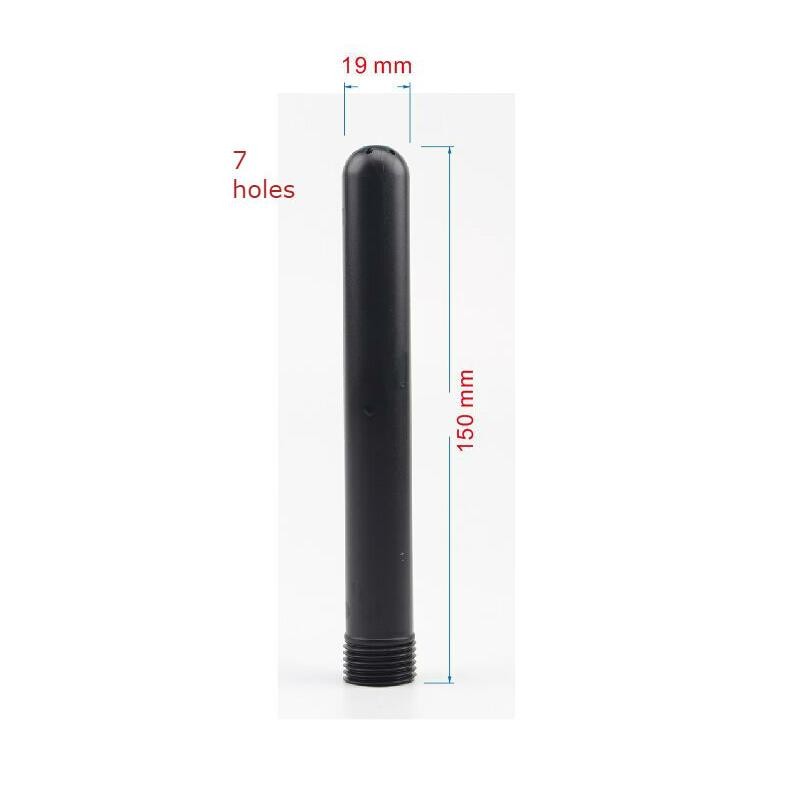 Tube douche anale CHISA 15cm Noir