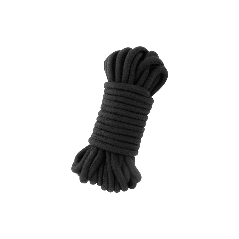 corde shibari coton 10m noir - darkness