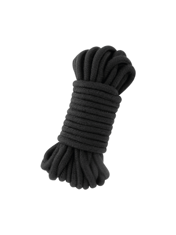 corde shibari coton 10m noir - darkness