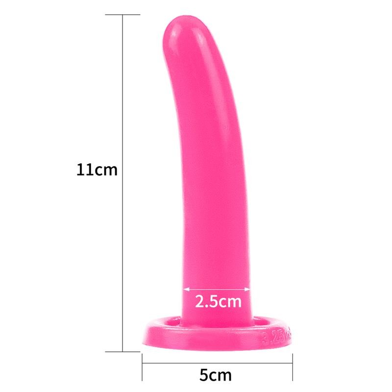 Stimulateur LOVETOY Holy Dong 4,5" silicone liquide rose