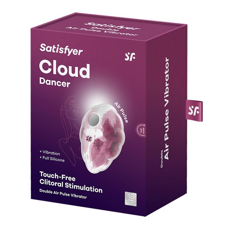 Cloud Dancer Ventouse et Vibromasseur Imprimé Rouge
