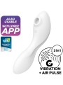 Trinity 5 Curvy avec app Satisfyer Connect Blanc