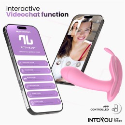 Stimulateur Wingy Butterfly avec app (rose)