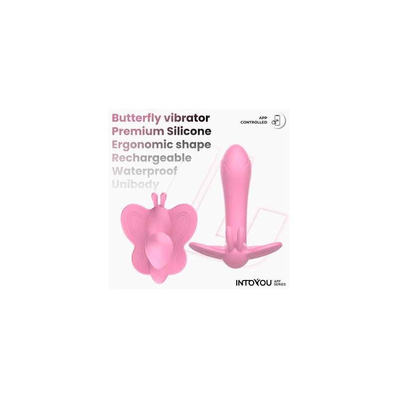 Stimulateur Wingy Butterfly avec app (rose)
