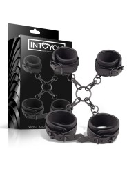 Ensemble de menottes pour chevilles et poignets (cuir vegan)