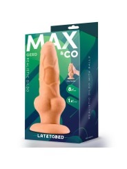 Gerd, gode réaliste avec testicules, 20,6 cm, naturel