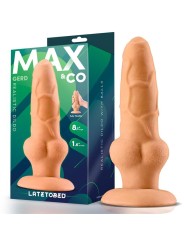 Gerd, gode réaliste avec testicules, 20,6 cm, naturel
