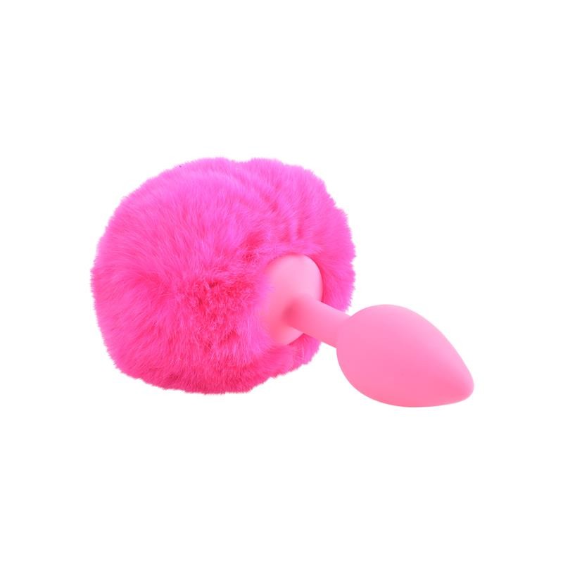 Plug anal avec queue rose