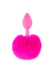 Plug anal avec queue rose