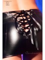 CHILIROSE : Minijupe avec laçage au dos. - Couleur : Noir