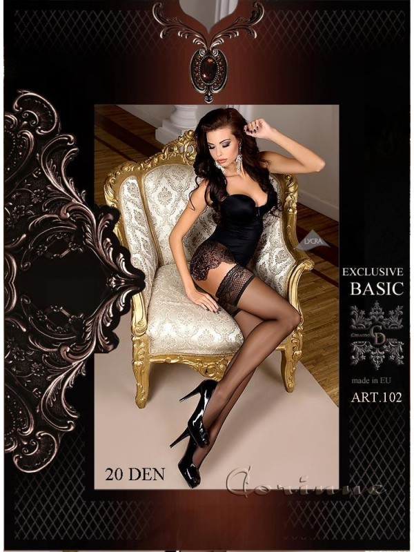 Bas autofixants. Article 102 - Couleur : Noir