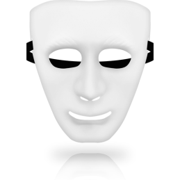Ohama - Masques, Masque blanc, taille unique