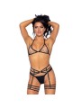 Leg Avenue - Porte-jarretelles strass, taille unique