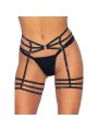 Leg Avenue - Porte-jarretelles strass, taille unique