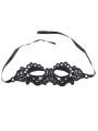 Queen Lingerie - Masque pour les yeux noir, taille unique