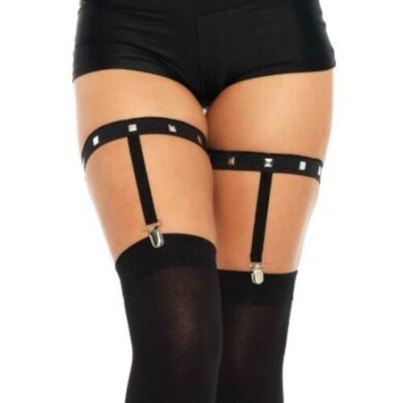 Leg Avenue - Porte-jarretelles métallique, taille unique