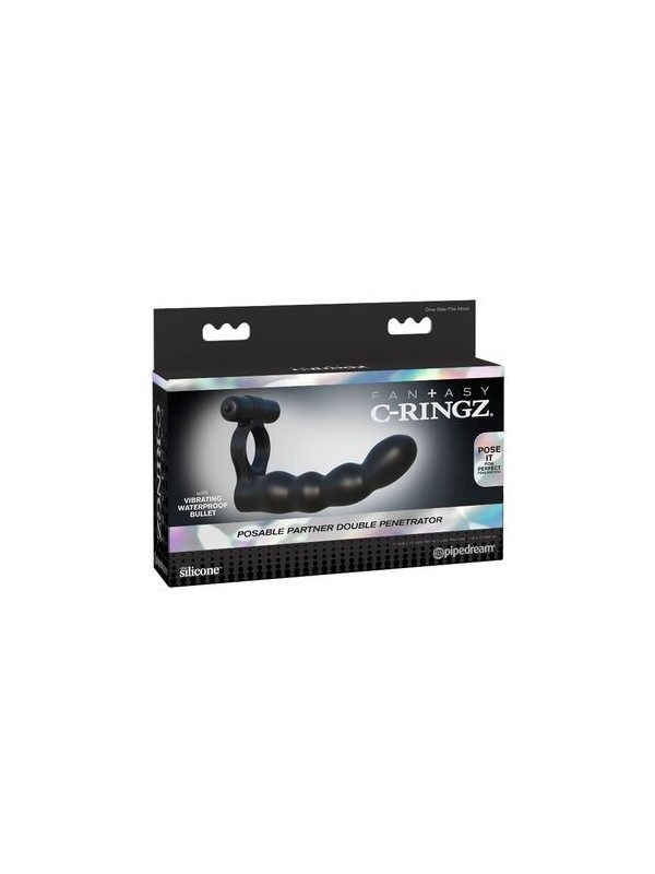 Fantasy C-Ringz - Anneau de double pénétration mobile