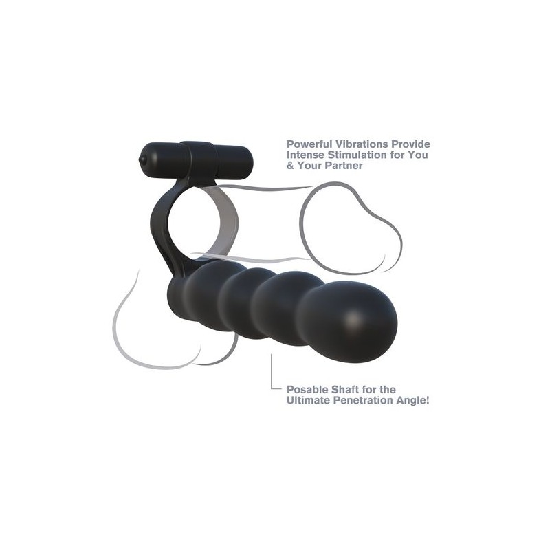 Fantasy C-Ringz - Anneau de double pénétration mobile