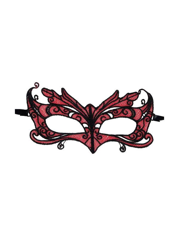 Queen Lingerie - Masque pour les yeux en dentelle rouge