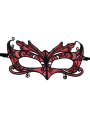 Queen Lingerie - Masque pour les yeux en dentelle rouge