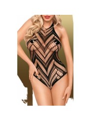 penthouse midnight visit body en maille noire noir xl 1un