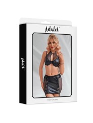 Jupe et haut en cuir vegan Aurora - Taille au choix : S/M