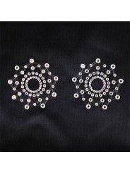 Cache-tétons flocon de neige blanc