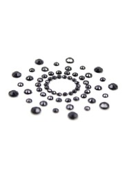 Cache-tétons flocon de neige noir