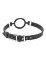 Bâillon anneau ouvert noir de 5 cm