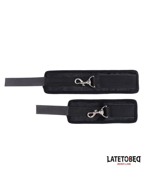 Ligotes de lit noires réglables