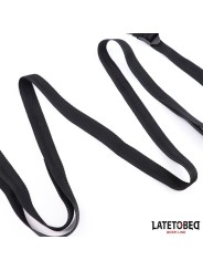 Ligotes de lit noires réglables