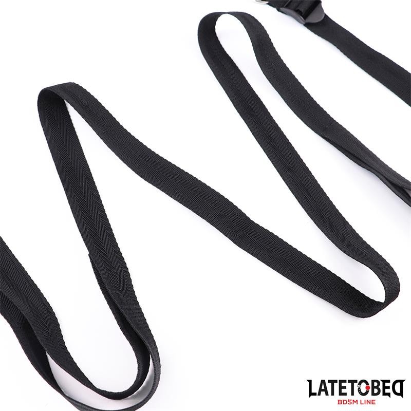 Ligotes de lit noires réglables