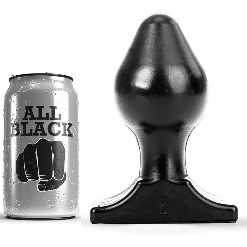 plug all black 16x8cm