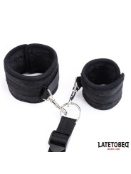 Ligotes de lit noires réglables