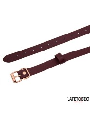 Bâillon anneau en cuir