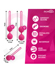 Coffret silicone Moressa Osian Premium rose (Osian One - 51 g | Osian Two - 101 g | Osian Three - 85 g)