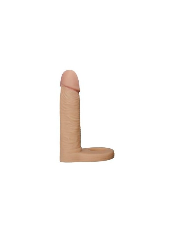 Gode double penetration 5.8" naturel