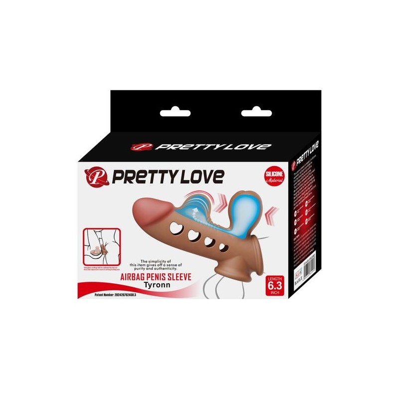 Manchon pénien Pretty Love Tyronn avec airbag