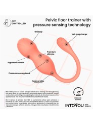 Appareil d'entraînement du plancher pelvien Kyra avec capteur de pression et application