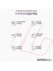 Vibromasseur Mouty avec fonction mordiller et retourner, avec application