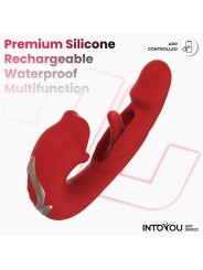 Vibromasseur Mouty avec fonction mordiller et retourner, avec application