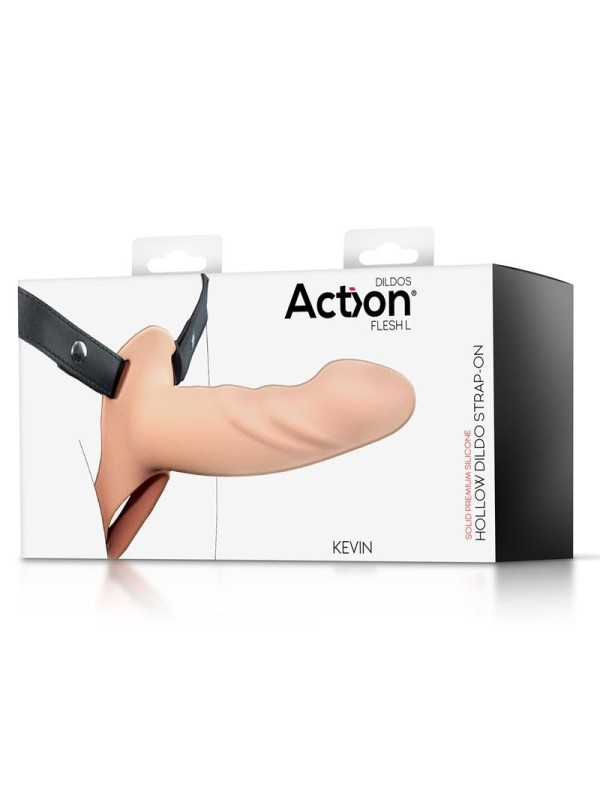 Harnais gode gode creux silicone qual sup taille S