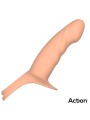 Harnais gode gode creux silicone qual sup taille S
