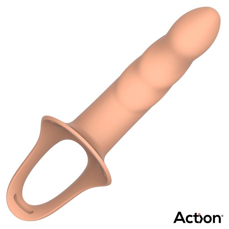 Harnais gode gode creux silicone qual sup taille S