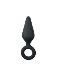 Plug pointy silicone noir Petit