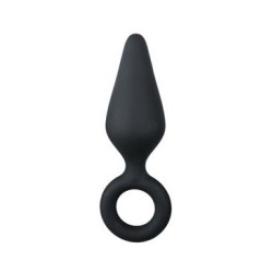 Plug pointy silicone noir Petit