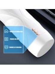 Masturbateur masculin automatique Riley, vibrant et aspirant