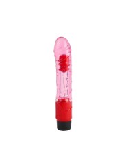 Vibromasseur multi-vitesses 23 cm, rouge